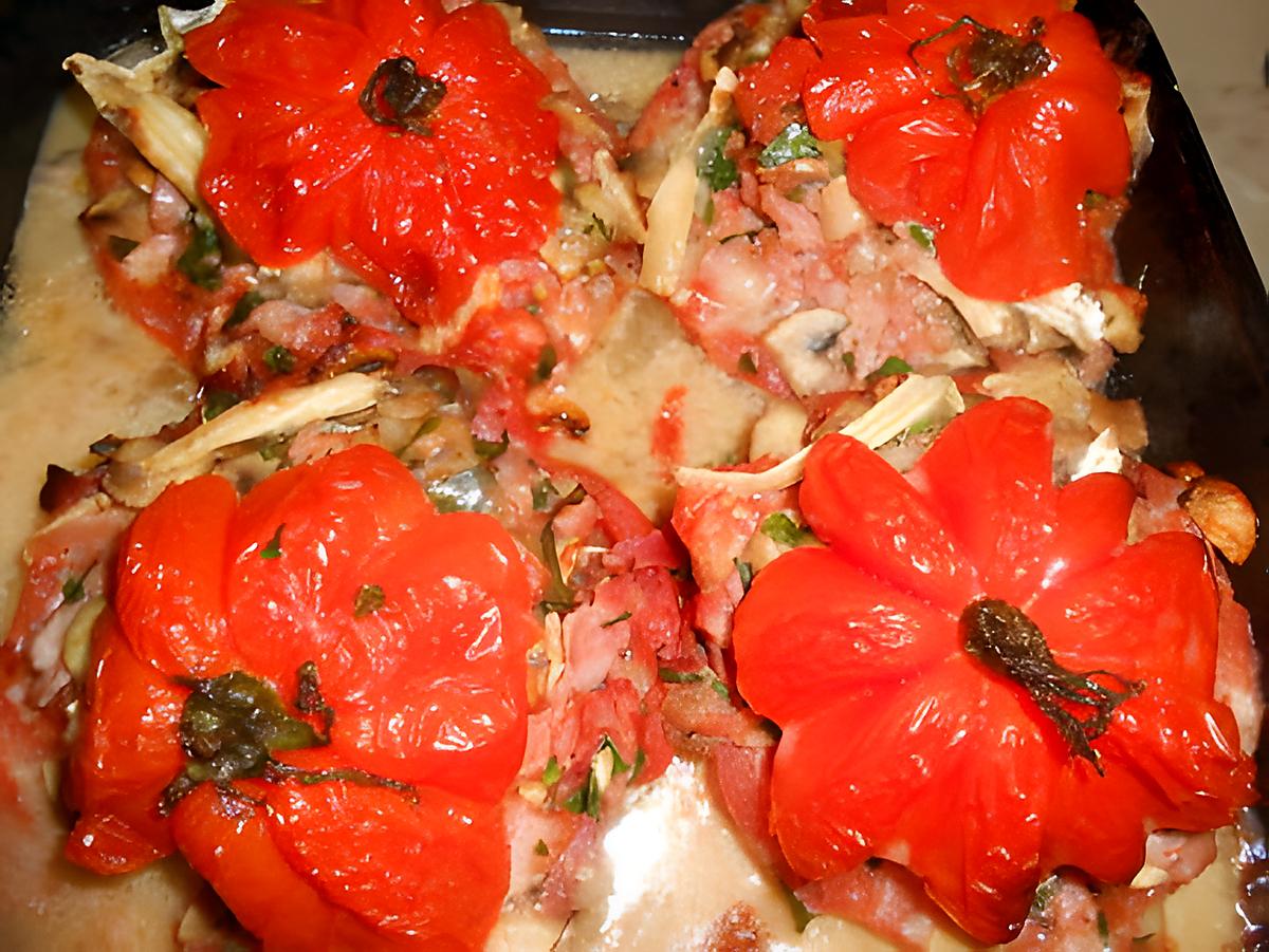 recette Tomates farcies a la parisienne