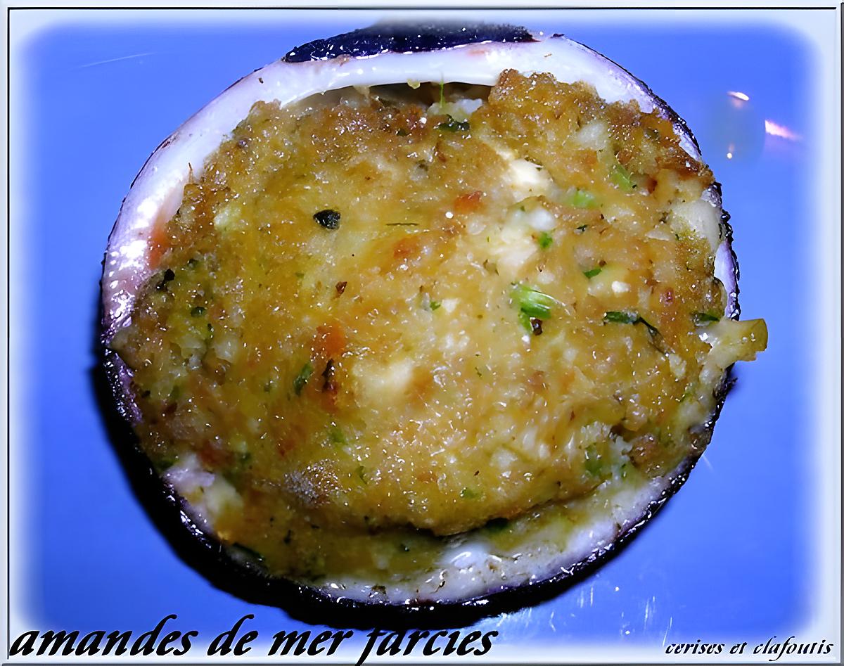 recette amandes de mer farcies