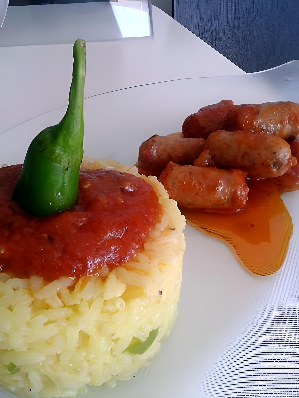 recette petites chipolatas à la créole