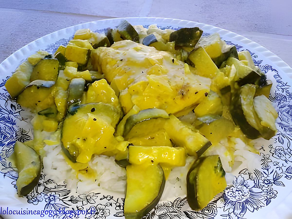 recette Cabillaud au citron vert et curry de Madras