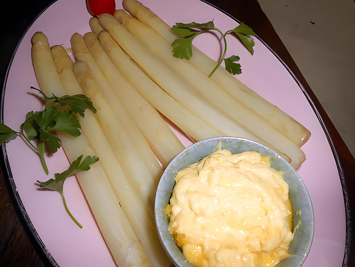 recette Asperges blanches a la mayonnaise