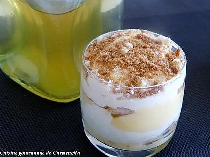 recette Tiramisu crème au citron et Limoncello
