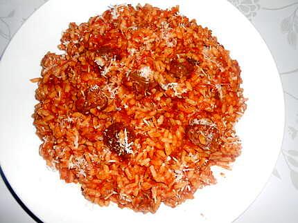 recette RIZ  AU  FIGATELLU