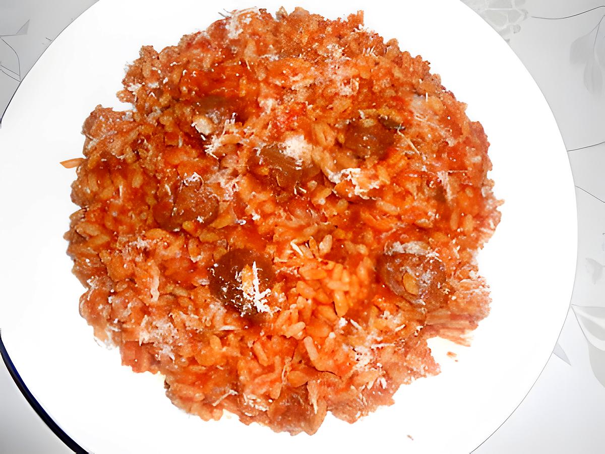 recette RIZ  AU  FIGATELLU