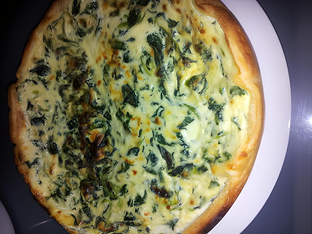 recette Quiche au épinard et ricotta