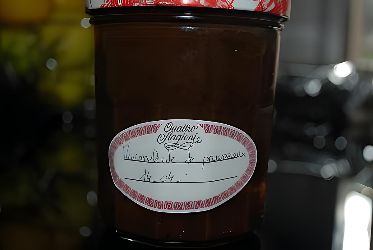 recette marmelade de pruneaux