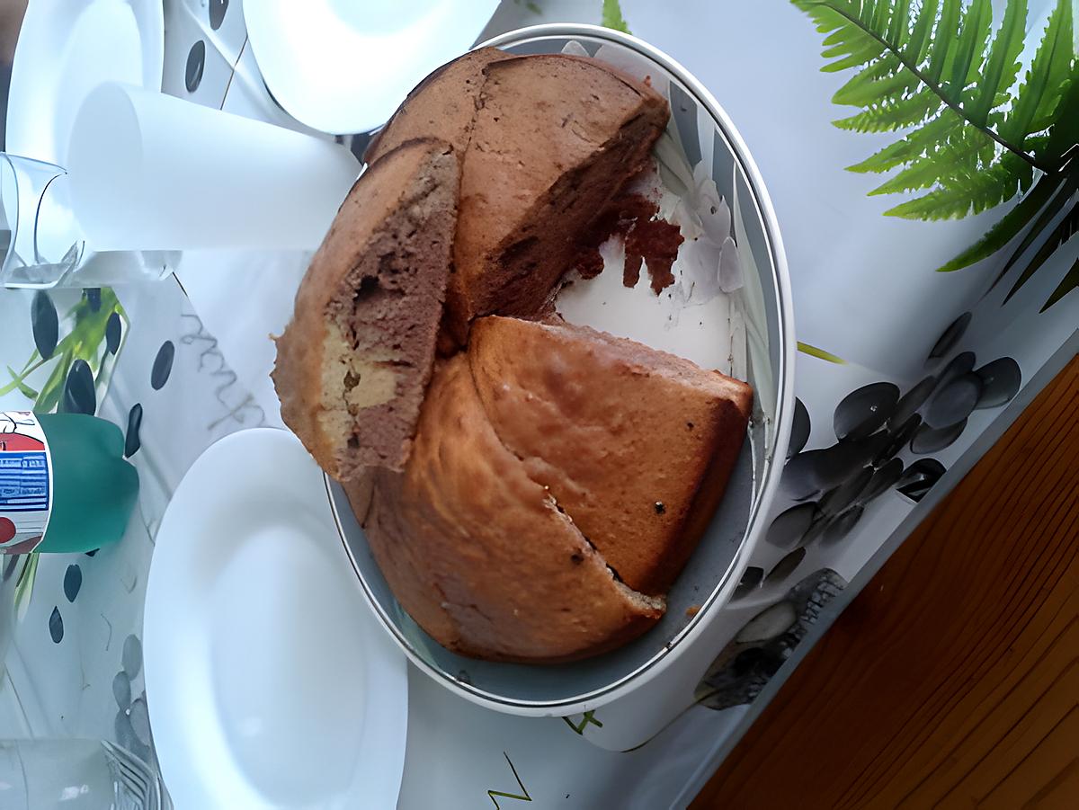 recette Gâteau vanille cacao