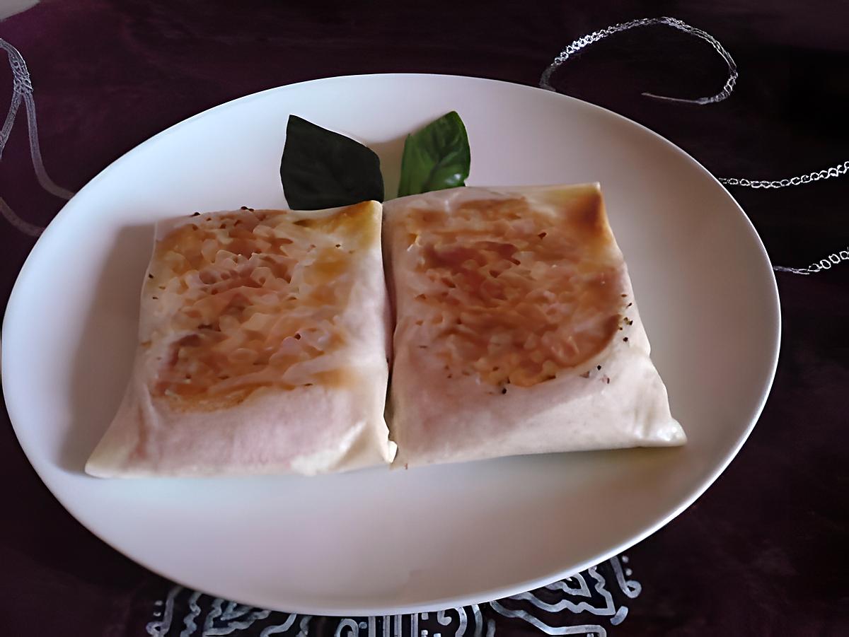 recette Bricks raclette/bleu