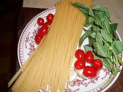 recette Linguines au basilic