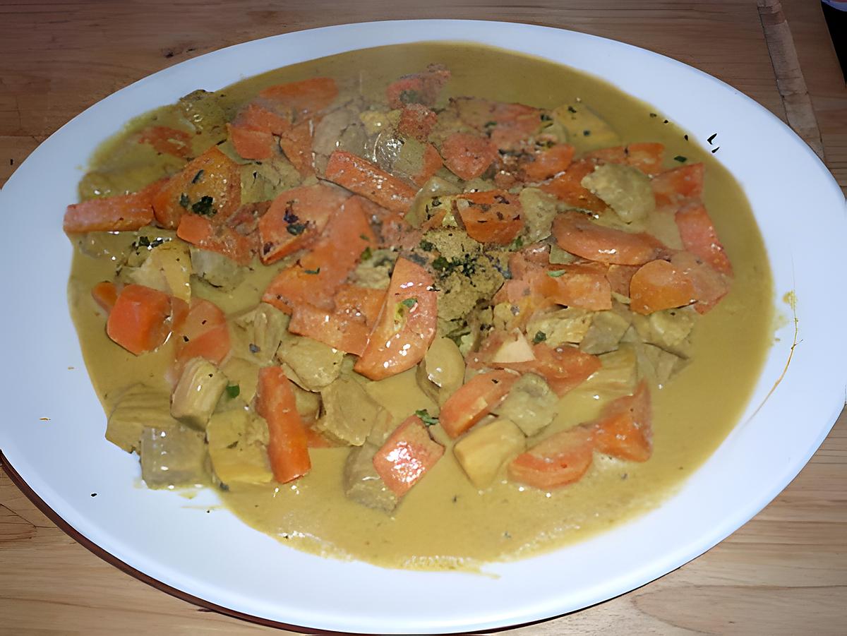 recette Emincé de porc aux carottes