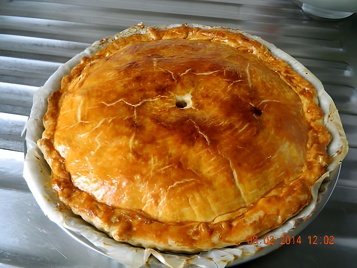 recette Tourte pomme de terre lardons