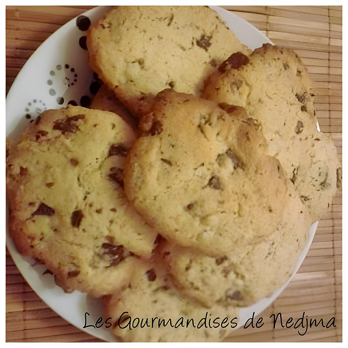 recette Cookies noisettes et chocolat