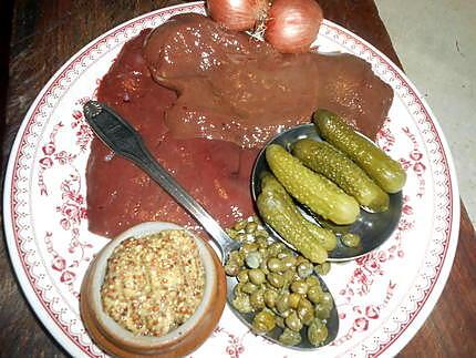 recette Foie de boeuf façon charcutière