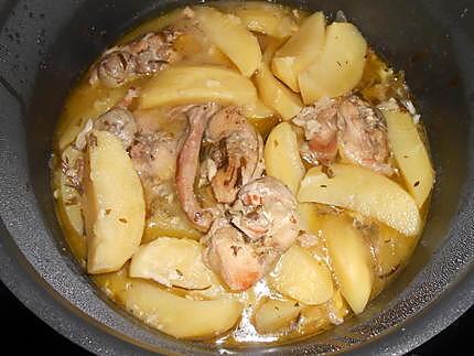 recette LAPIN   A  L'AIL (recette corse)