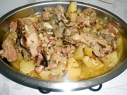 recette LAPIN   A  L'AIL (recette corse)