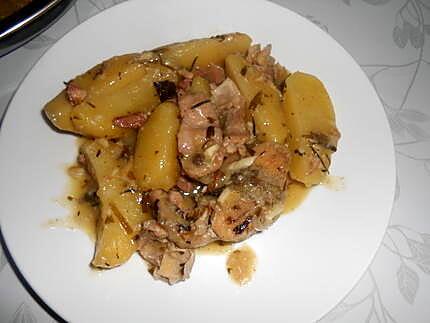 recette LAPIN   A  L'AIL (recette corse)