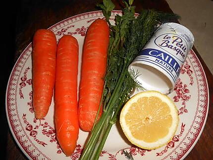 recette Carottes rapées au yaourt de brebis