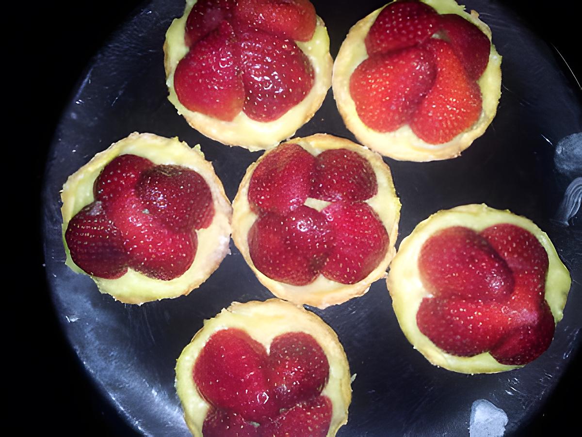 recette TARTELETTES AUX FRAISES