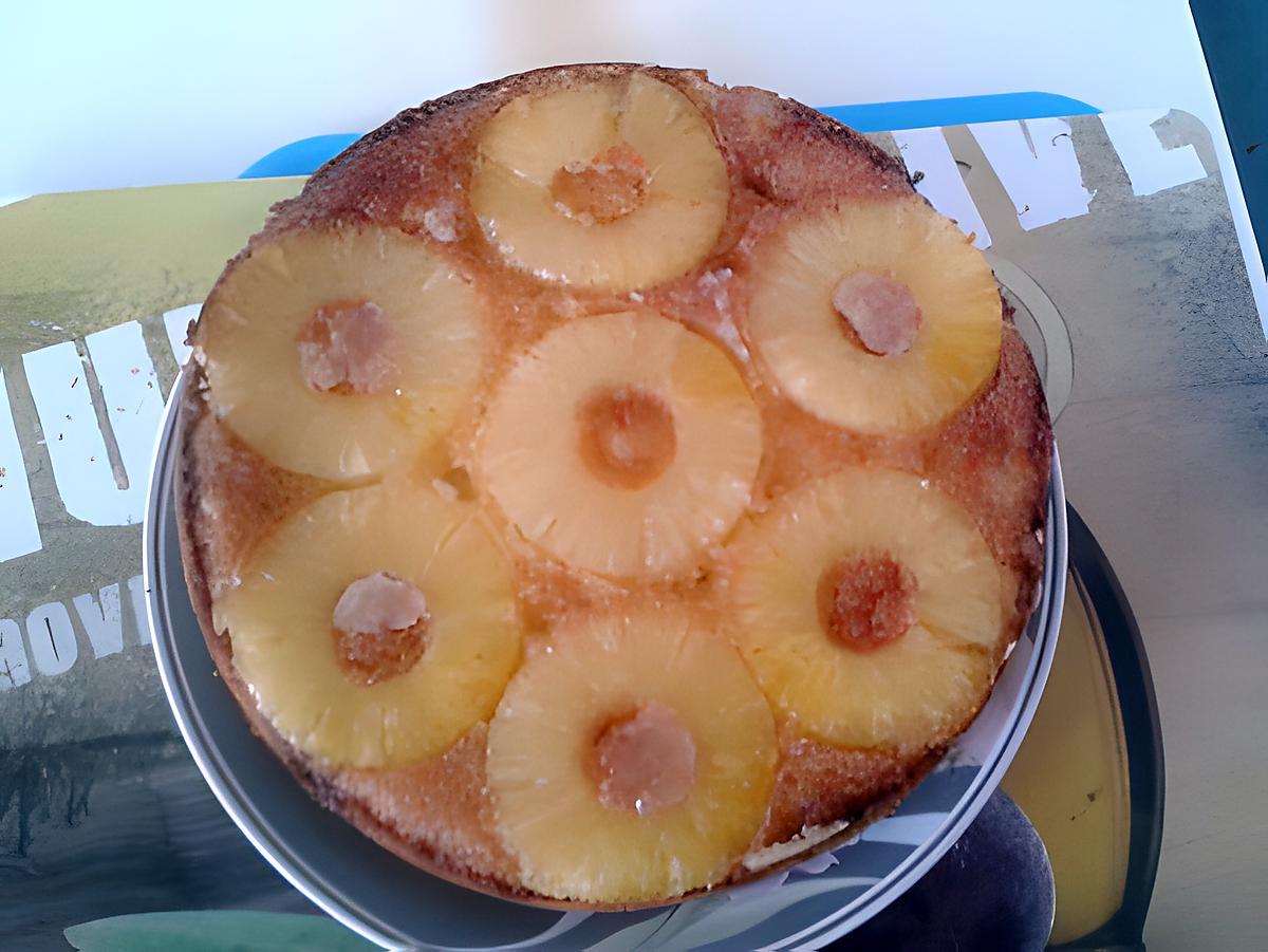 recette Gâteau à l'ananas