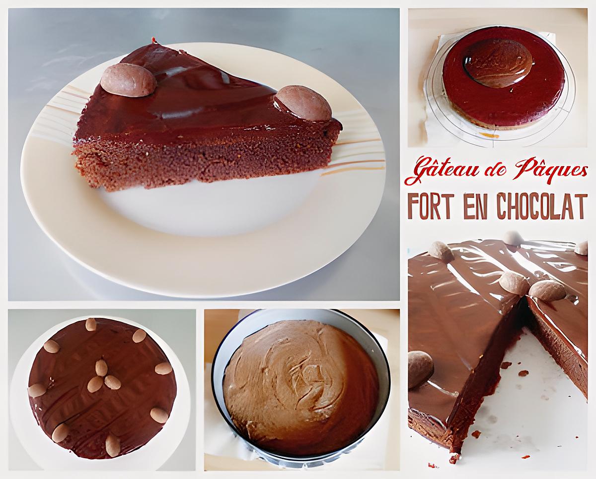 recette Gâteau de Pâques fort en chocolat