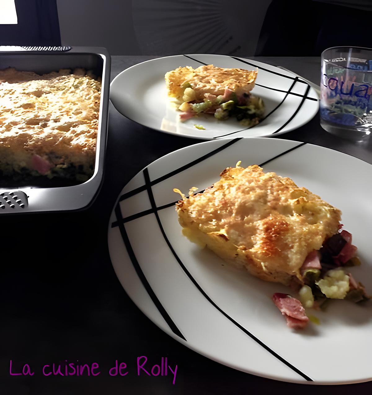 recette Hachis parmentier aux poireaux et jambon