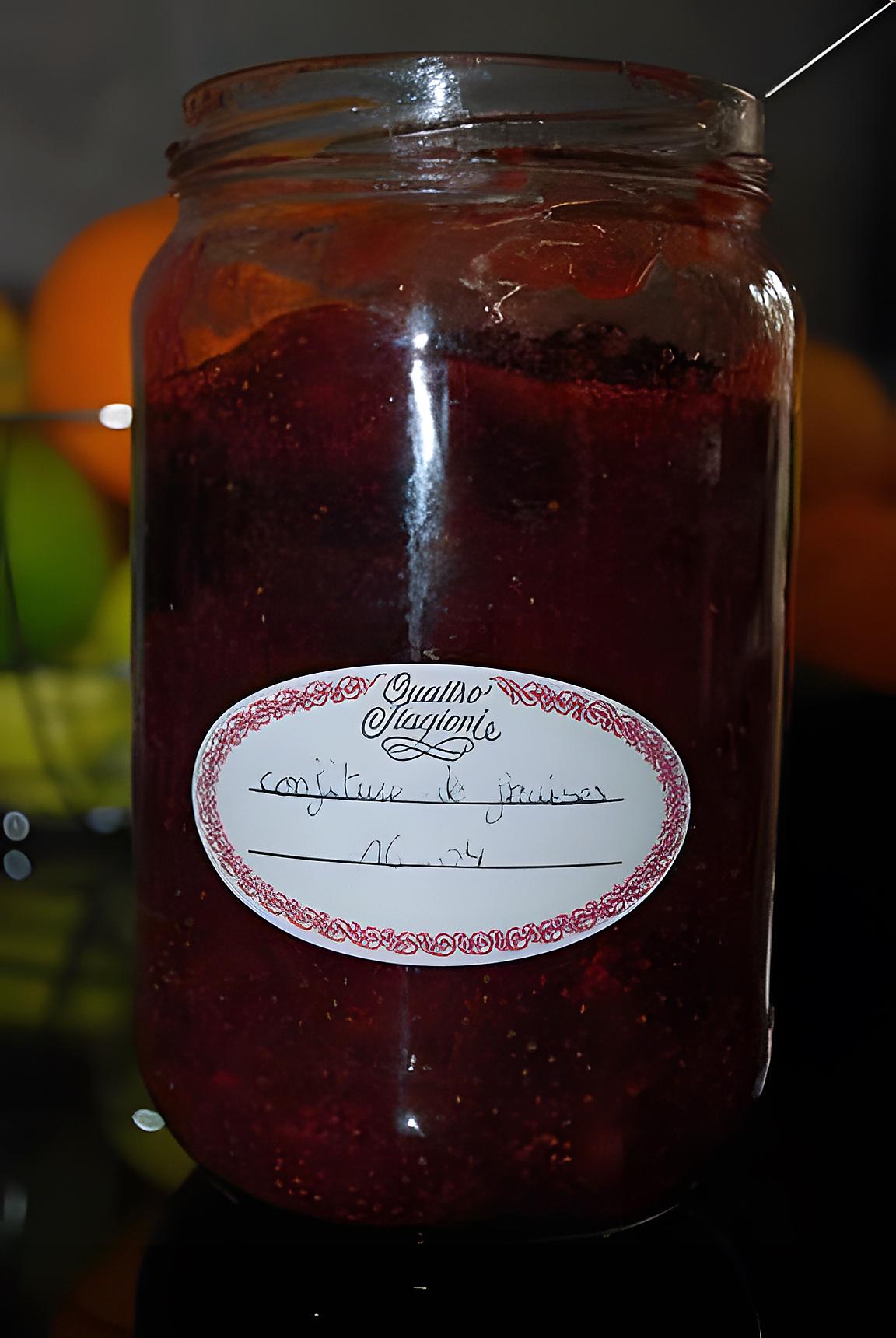 recette confiture de fraises