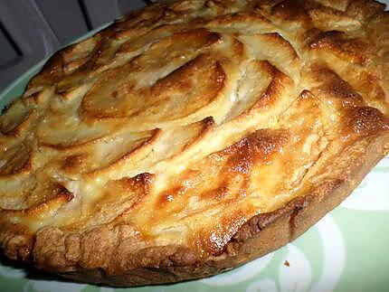 recette Tarte aux pommes à la créme mascarpone