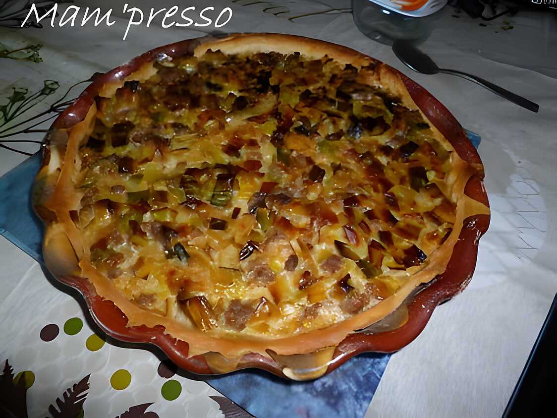 Recette de Tarte au poireau par Mam'presso