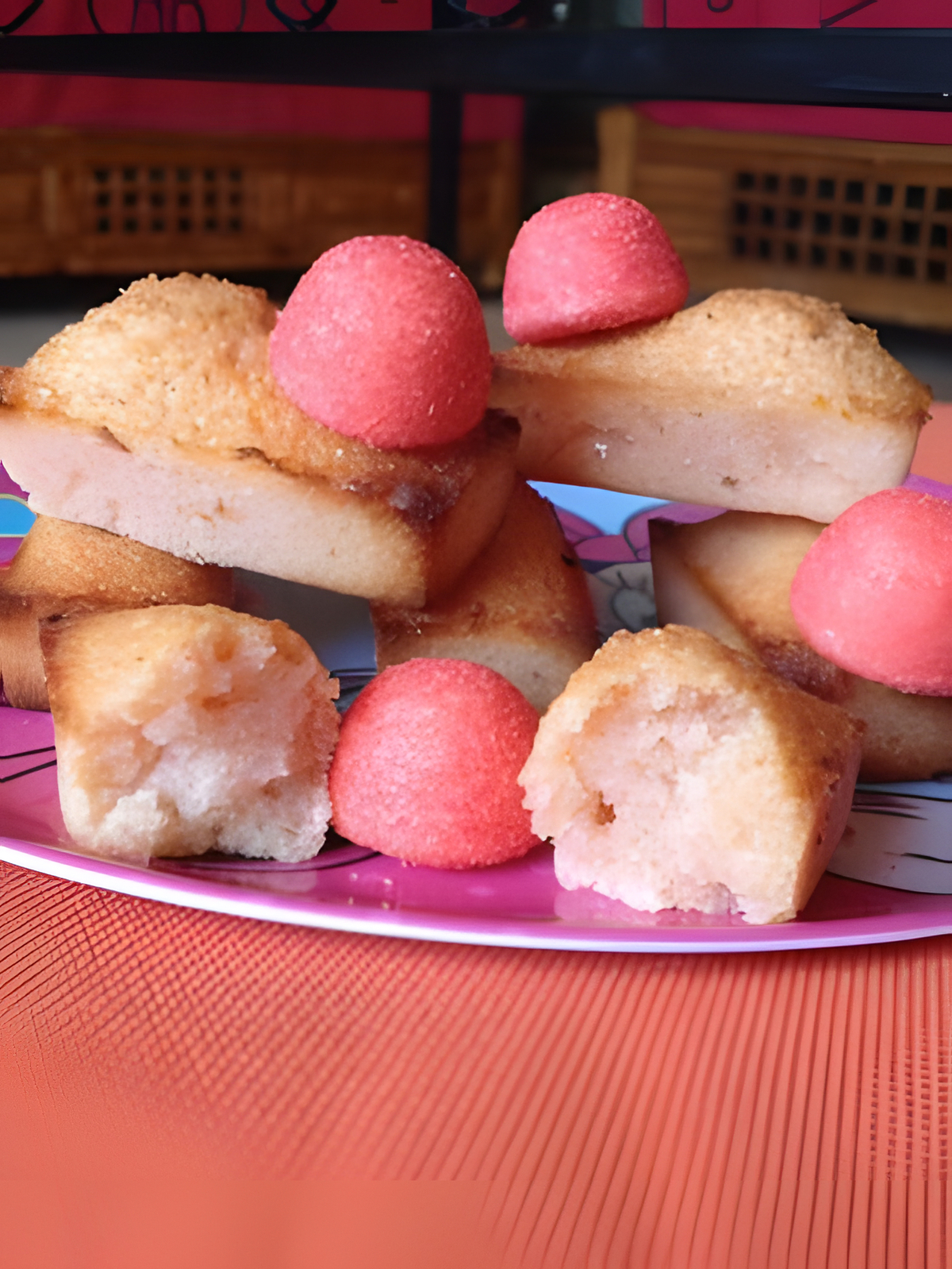 recette Financiers aux fraises Tagada ®