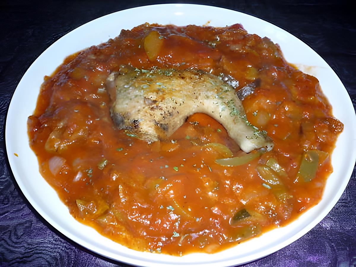 recette POULET BASQUAISE EXPRESS