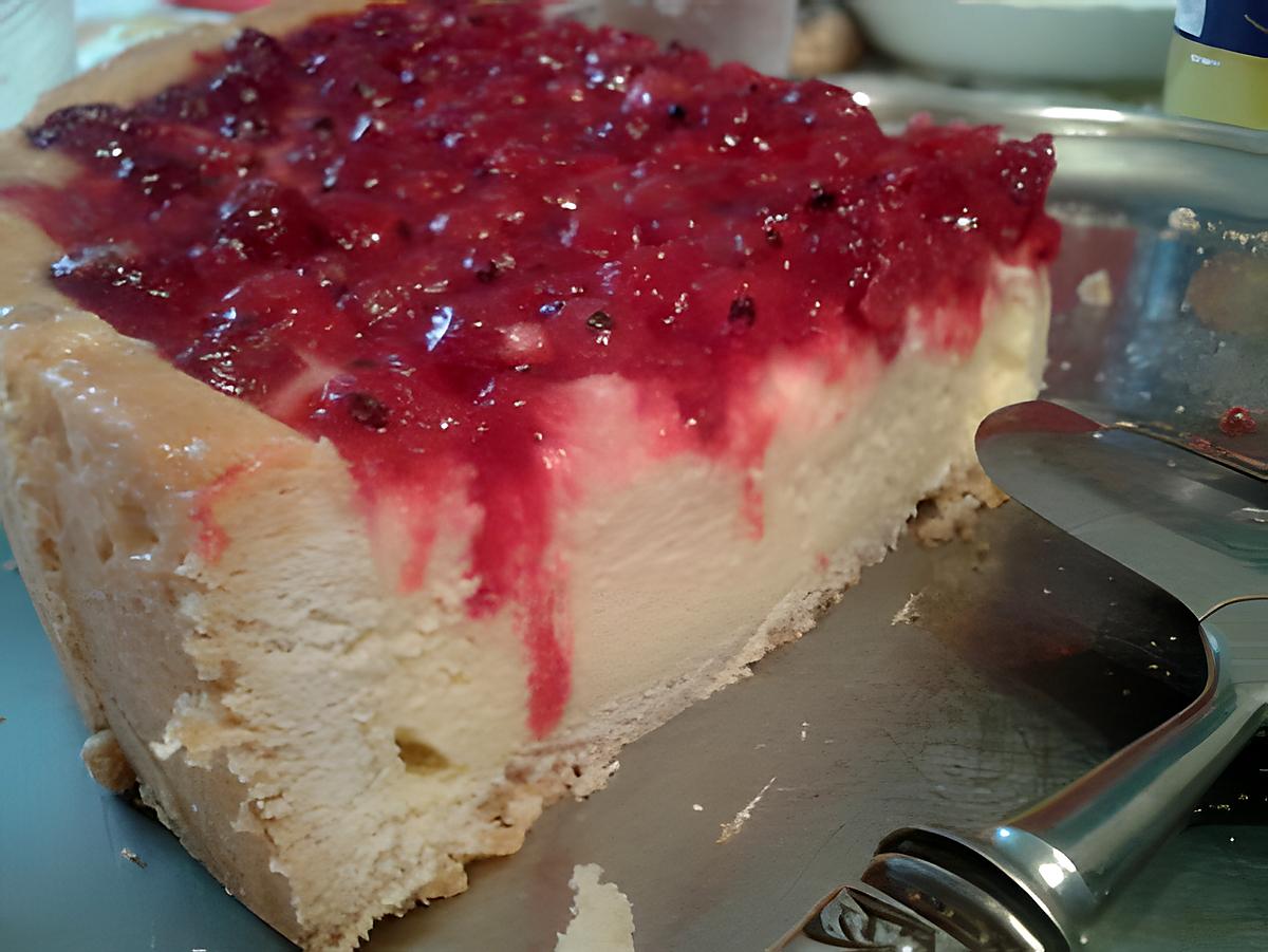 recette Cheesecake aux groseilles