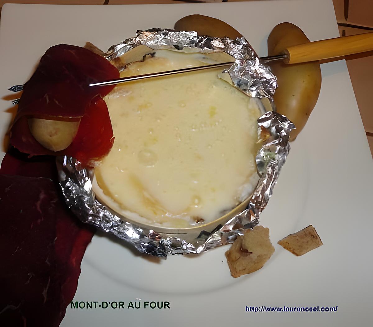 recette MONT-D'OR AU FOUR