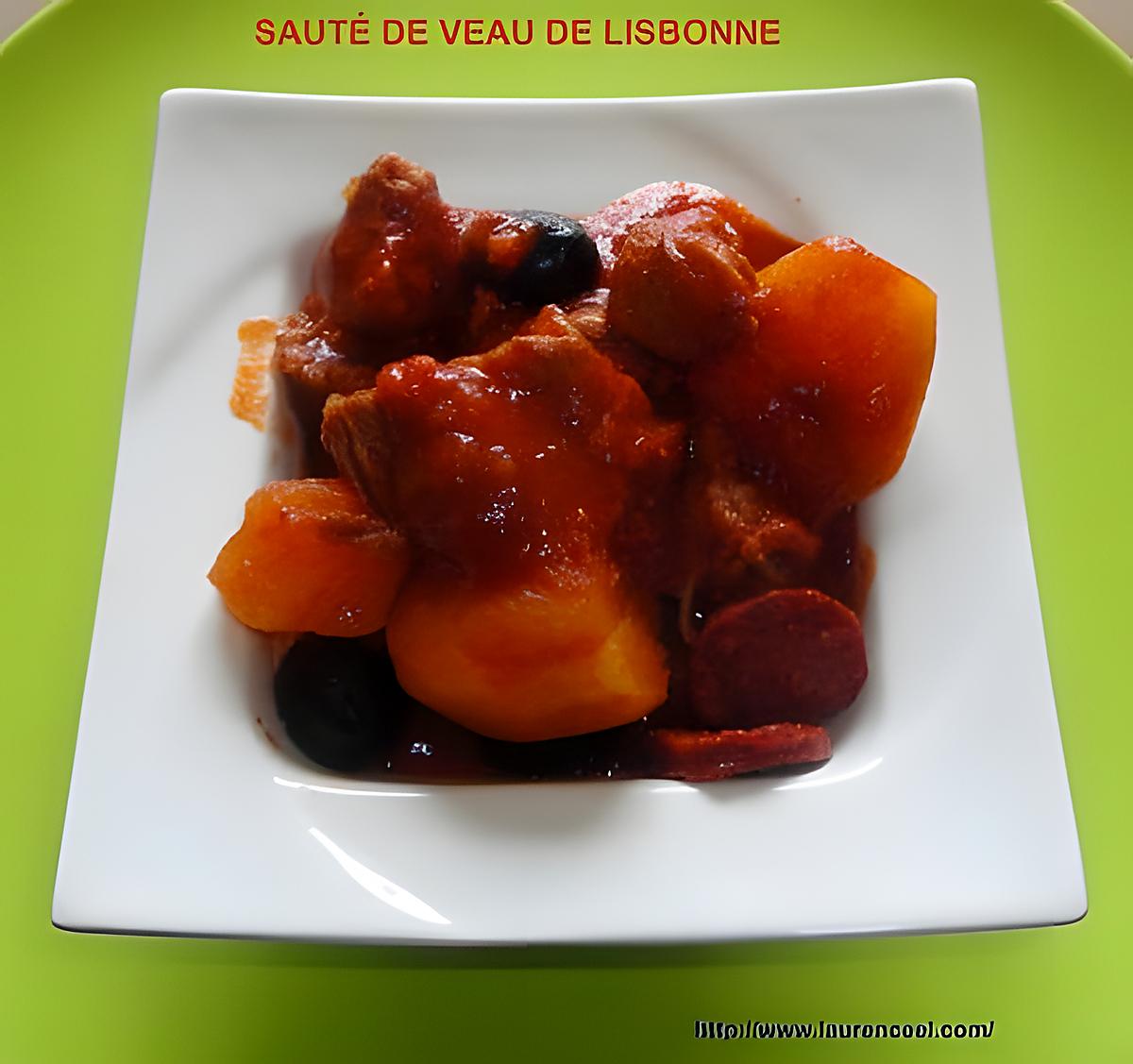 recette SAUTÉ DE VEAU DE LISBONNE