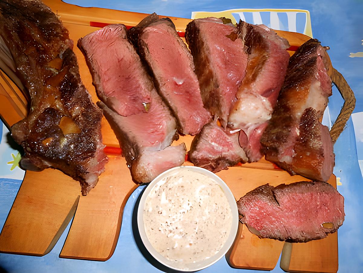 recette Cote de boeuf a la moutarde de meaux