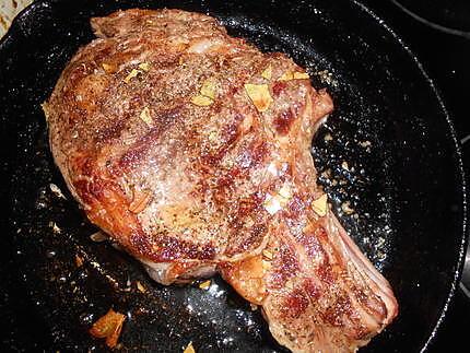 recette Cote de boeuf a la moutarde de meaux