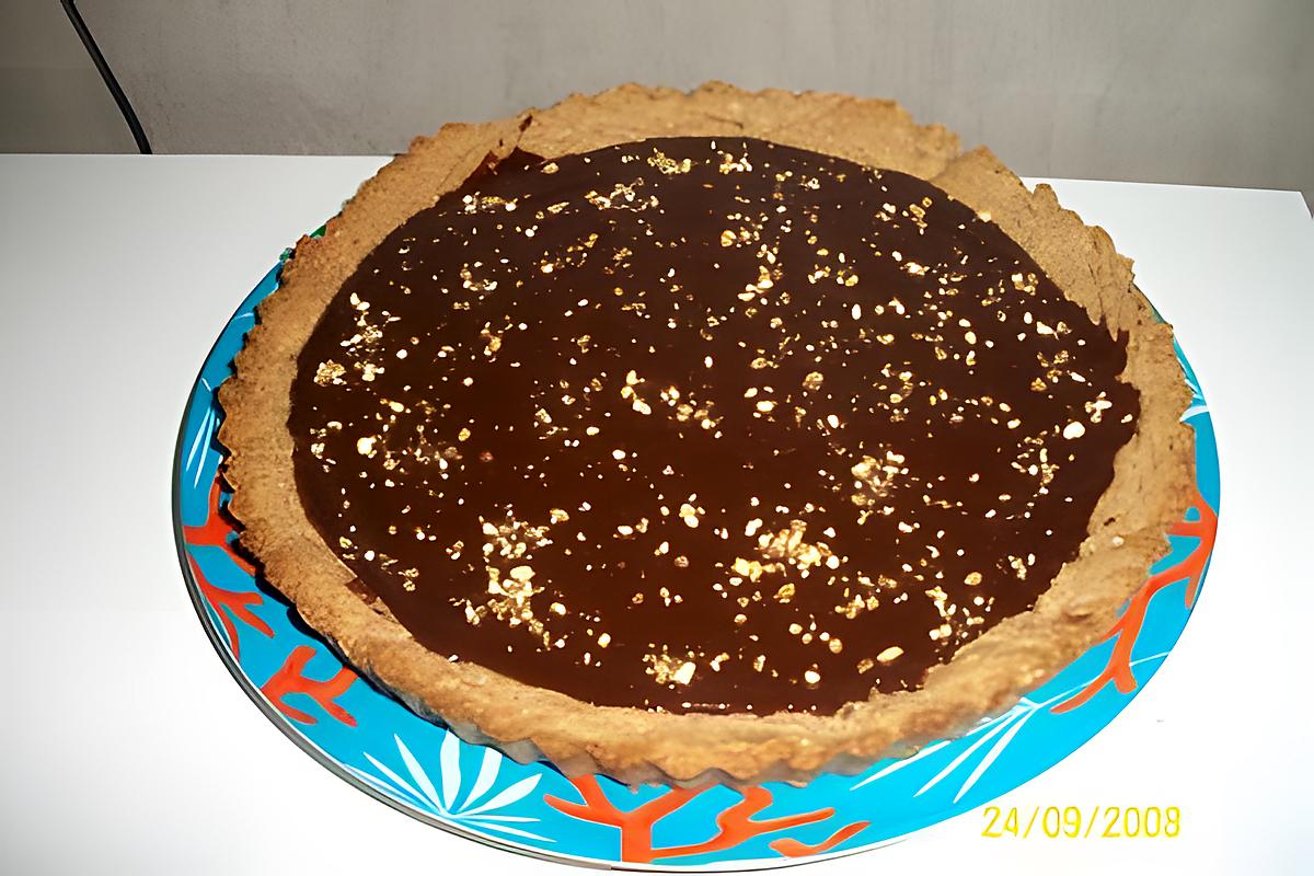 recette tarte sablé choco-praliné