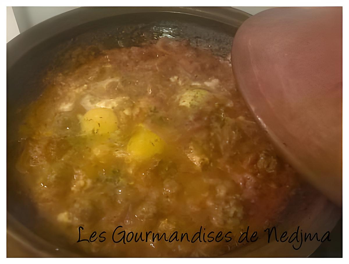 recette Tajine de kefta aux oeufs