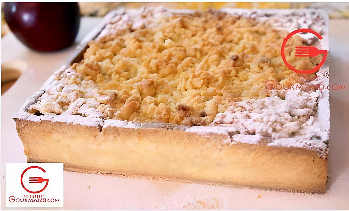 recette Tarte aux pommes et crumble