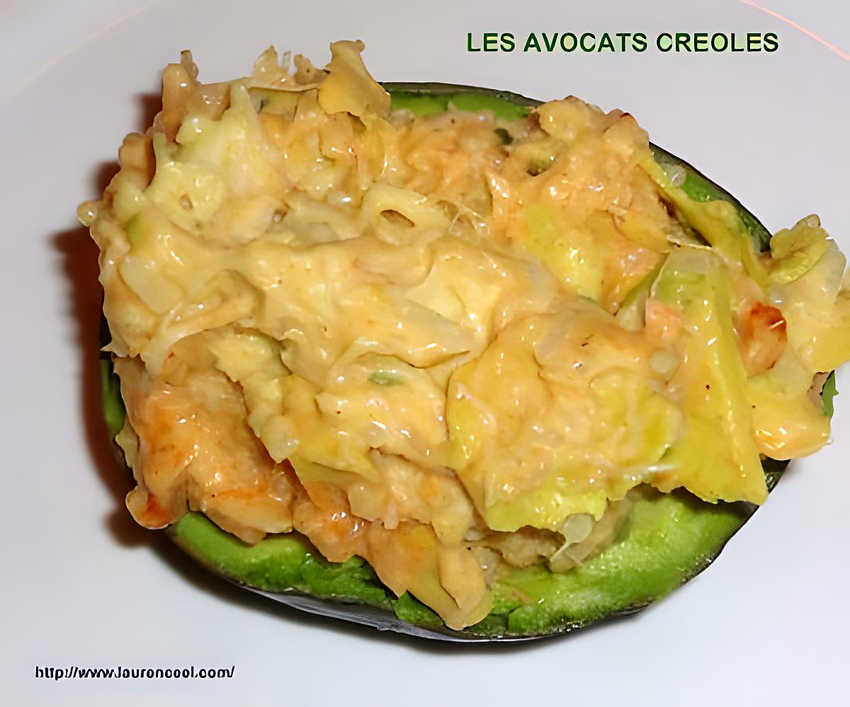 recette LES AVOCATS CREOLES