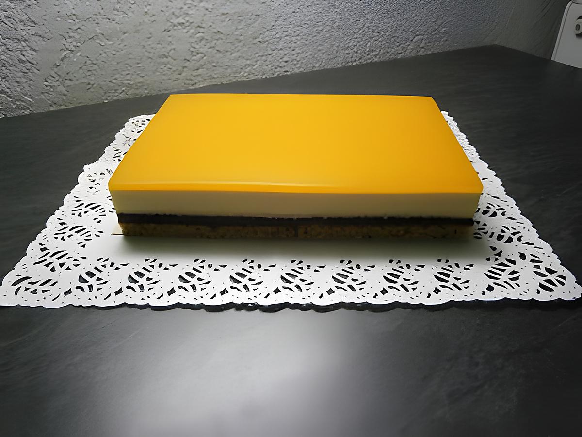 recette Entremet coco-chocolat blanc sans gluten