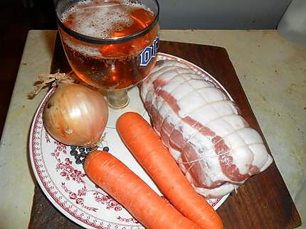 recette Roti de porc a la bière