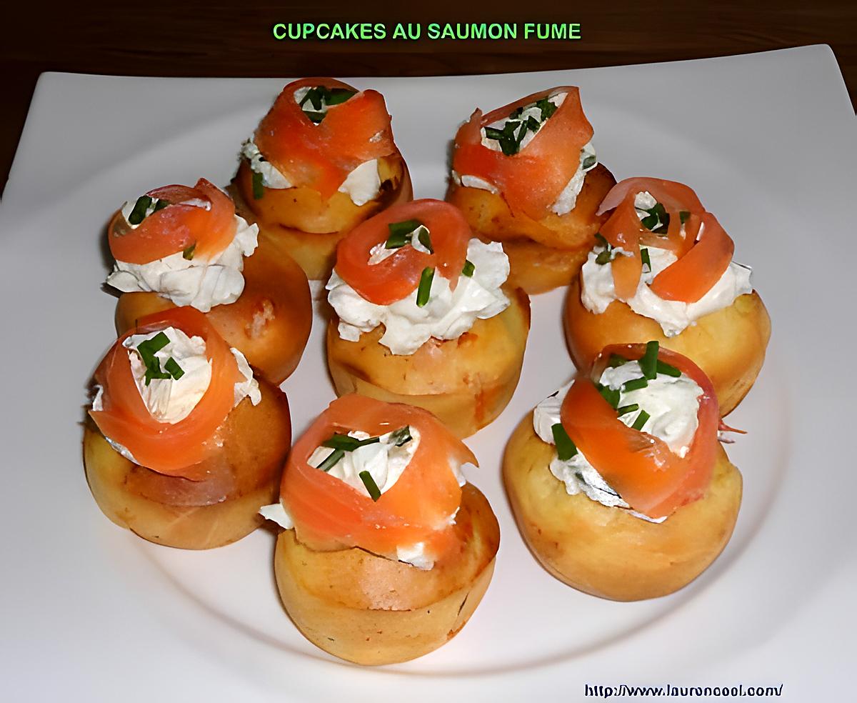 recette CUPCAKES AU SAUMON FUME