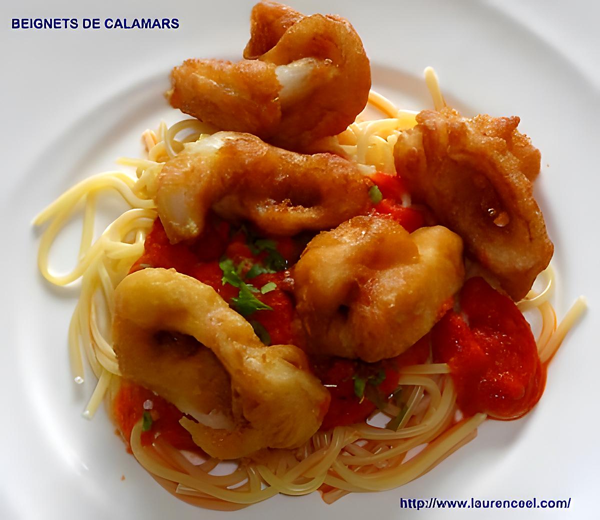 recette BEIGNETS DE CALAMARS