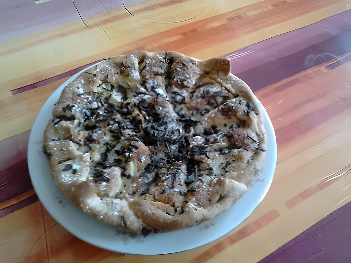 recette Tarte aux poires et chocolat