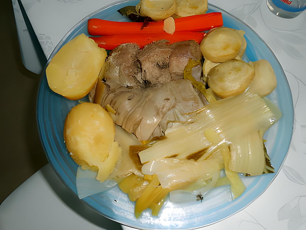 recette TETE DE VEAU  ET  LANGUE ( façon  AIOLLI)