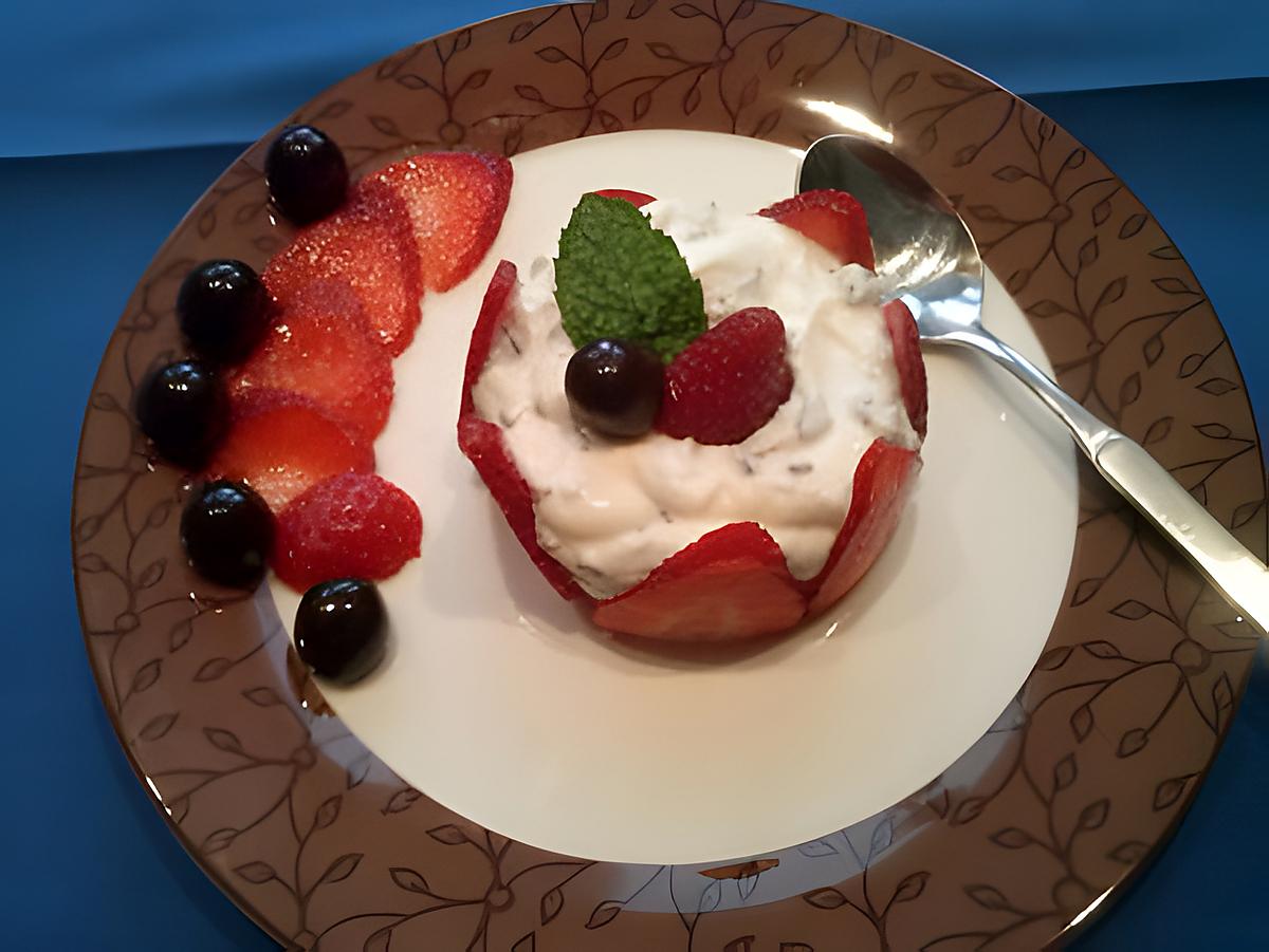 recette Dessert aux fraises