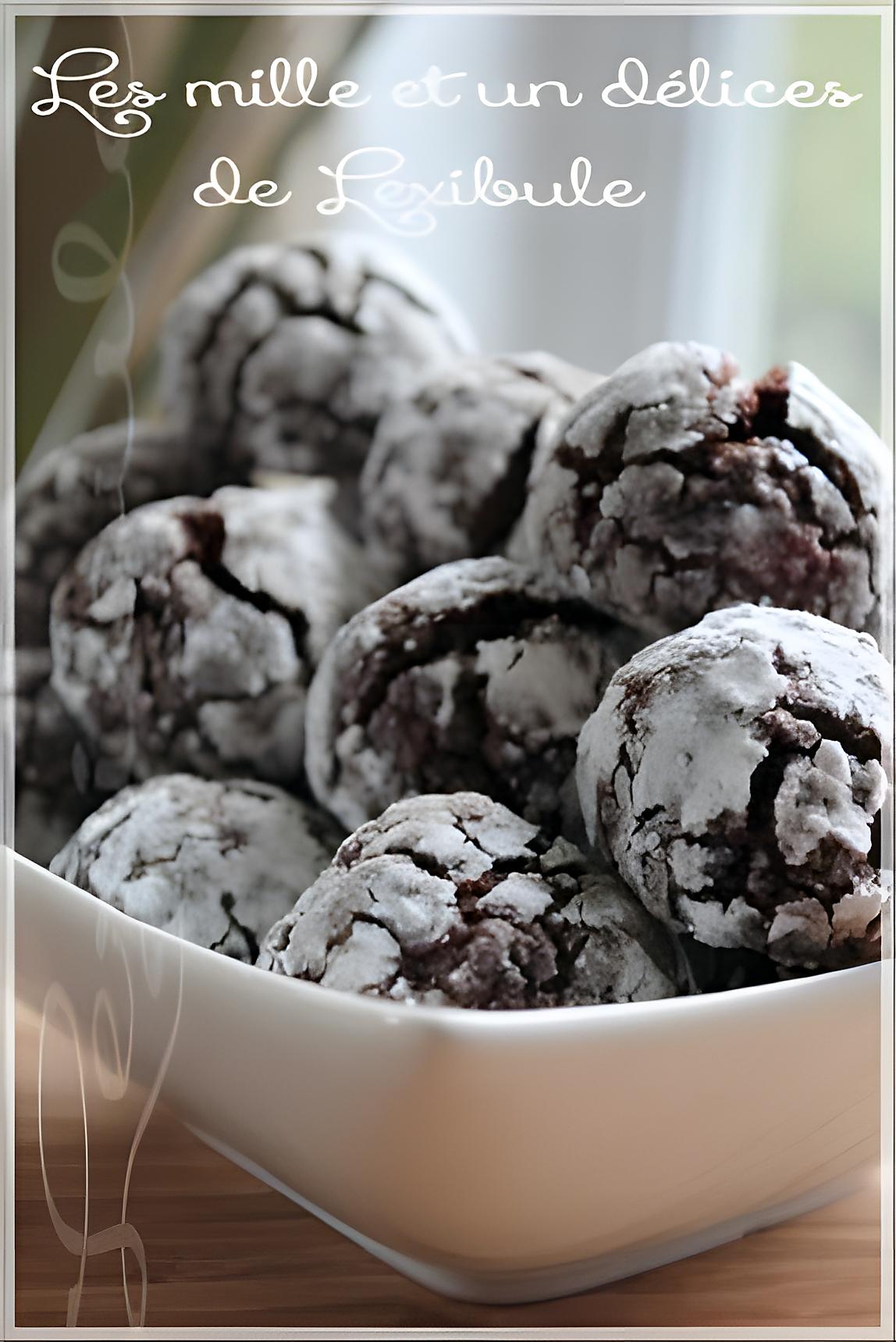 recette ~Biscuits croquants au chocolat~