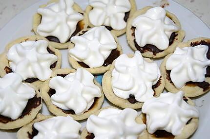 recette mini tartelettes chocolat/caramel/chantilly