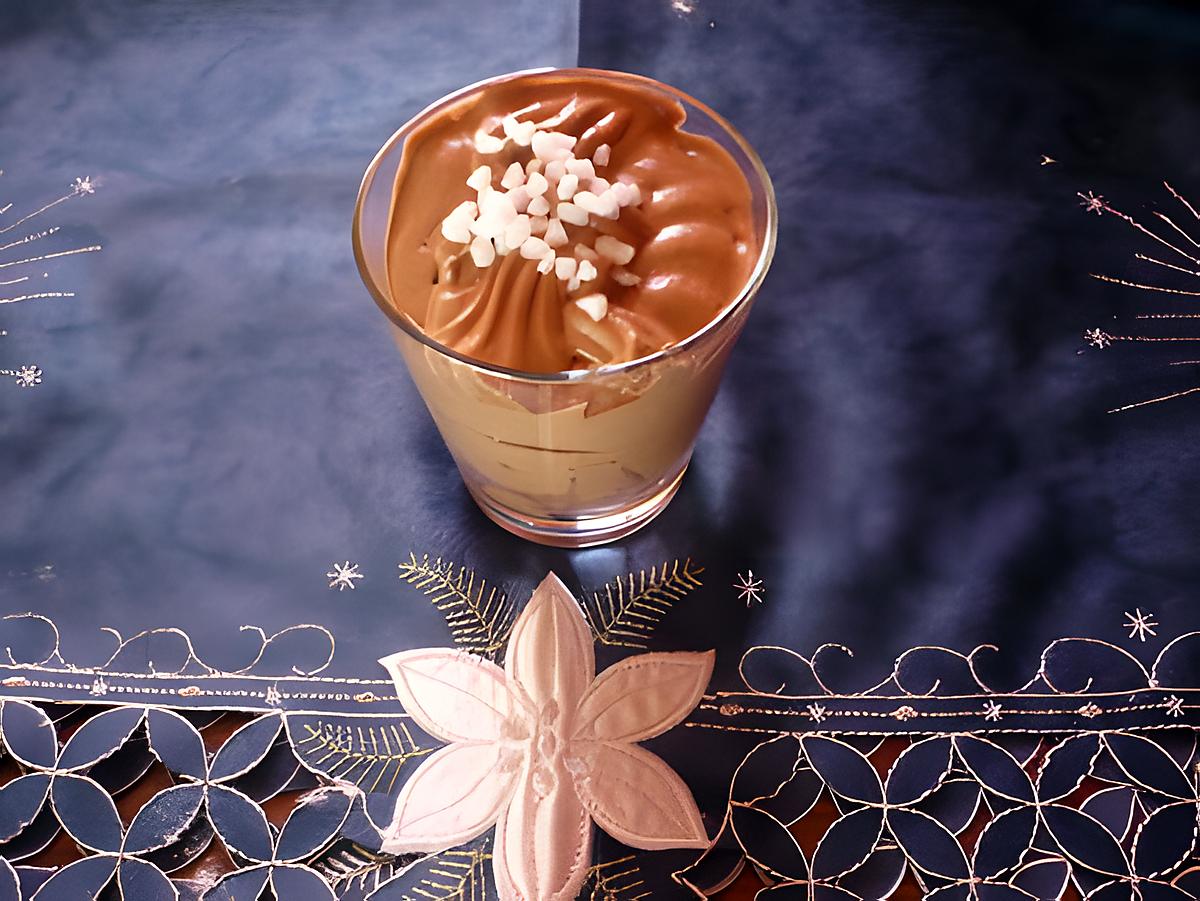 recette Mousse au chocolat caramel