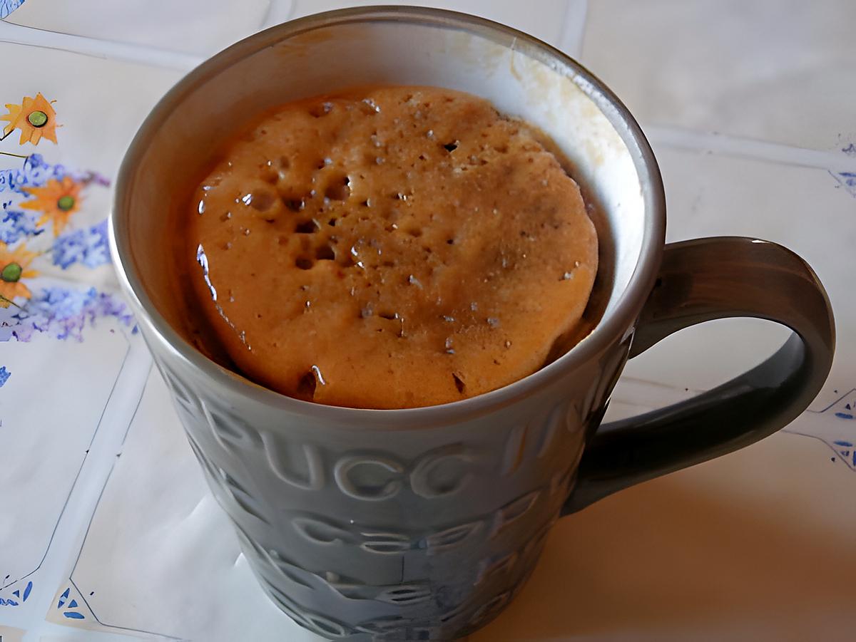 recette Mug cake au chocolat noir